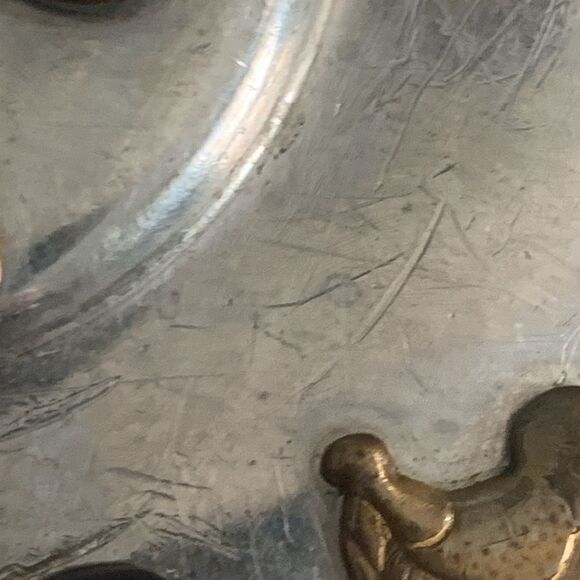 Vintage The Lyntone Co Oklahoma Nickel Silver Belt Buckle Cowboy Western Saddle - Picture 11 of 17